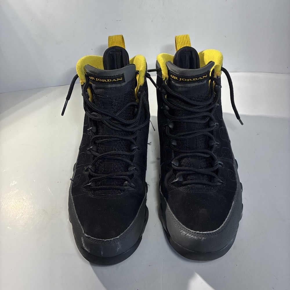 Nike Air Jordan 9 Retro Dark Charcoal Shoes Black Mens Size 9 CT8019-070 - Picture 3 of 11